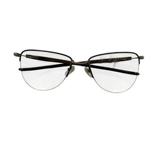 Oakley Plier half rim prescription glasses 137OX51242 0254 pewter